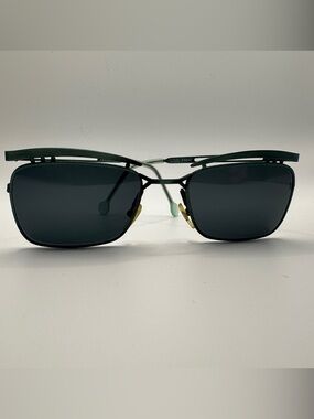 l.a. Eyeworks Green Metallic Sunglasses
